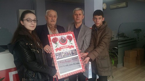 Şehit Serkan Özçeri' nin ailesi ile birlkite