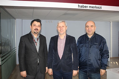 Demokrat Gebze Haber Müdürü Cengiz Akgün ve Reklam Müdürü Mustafa Dağdeviren