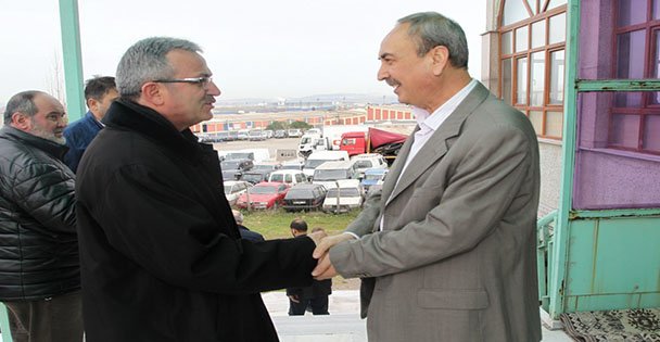 Başkan Köşker sanayi esnafını ziyaret etti