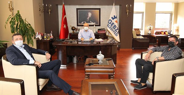 Başkanlık makamında spor konuşuldu