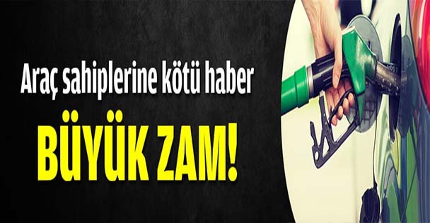 Büyük zam geliyor!