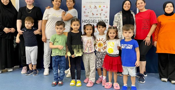 Darıca'da Anne Ve Çocuklar Birlikte Hem Spor Yaptı Hem Eğlendi