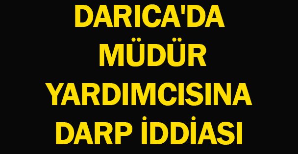 Darıca'da okul müdür...