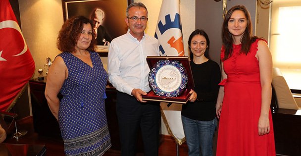 Erasmus Heyeti Köşker'i ziyaret etti
