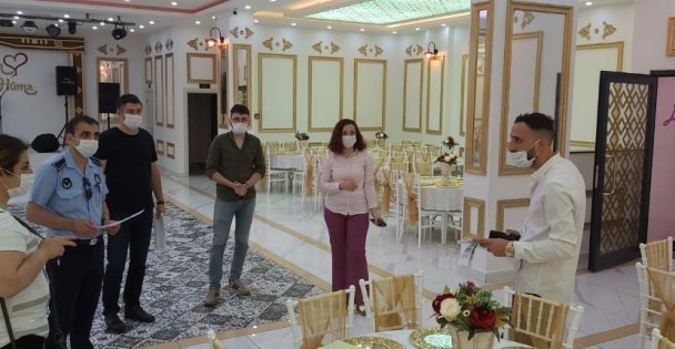 Gebze'de düğün salonları denetleniyor