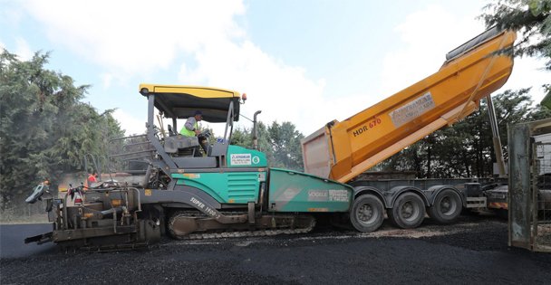 Gebze'de yollar kışa hazırlanıyor