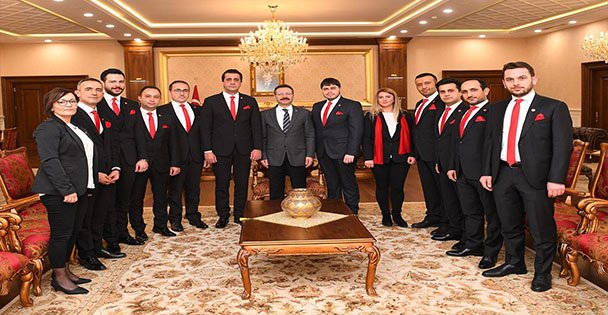 İMO Yönetimi, Vali Aksoy'u Ziyaret Etti