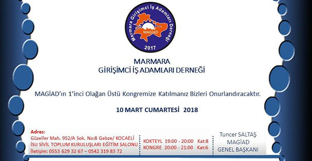 MAGİAD'dan kongreye davet
