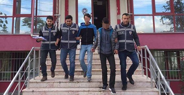 Okulu soyan hırsızlar yakalandı