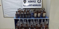 91 şişe kaçak alkol ele geçirildi