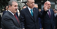 Cumhurbaşkanı Erdoğan, BBP Genel Başkanı Desticiyi ziyaret etti