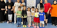 Darıcada Anne Ve Çocuklar Birlikte Hem Spor Yaptı Hem Eğlendi