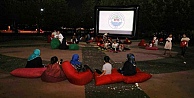 Dilovasında açık hava sinema keyfi
