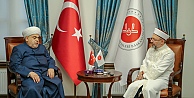Diyanet İşleri Başkanı Erbaş, Kafkas Müslümanları İdaresi Başkanı Paşazade ile Bir Araya Geldi  (VİDEOLU HABER)