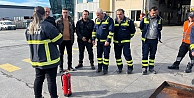 İtfaiyeden Omsan Lojistik personeline eğitim