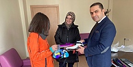 Başarılı sporcu ekipman desteğiyle ödüllendirildi