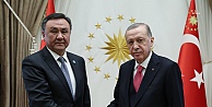 Cumhurbaşkanı Recep Tayyip Erdoğan, Türk Devletleri Teşkilatı Genel Sekreteri Kubanıçbek Ömüraliyev'i kabul etti.