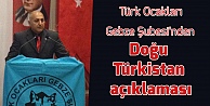 Türk Ocakları Gebze Şubesi'nden Doğu Türkistan açıklaması