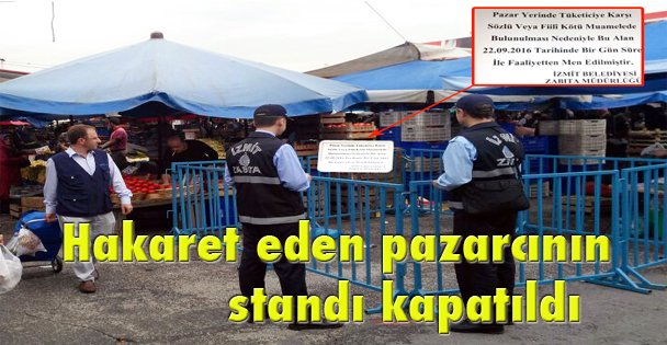 Vatandaşa hakaret eden...