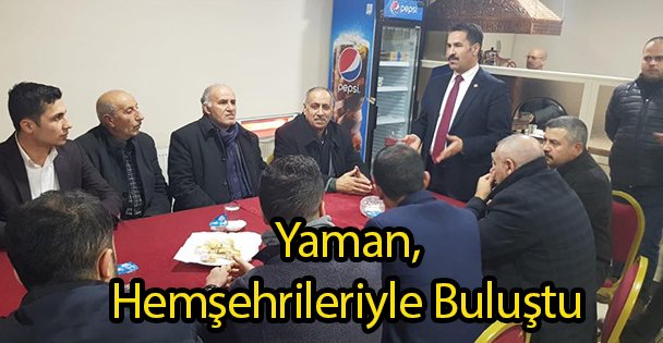 Yaman, Hemşehrileriyle...