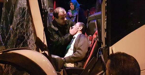 Şoföre yolcular moral verdi