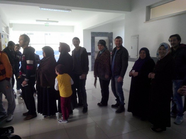 Darıca'da zaman zaman uzun kuyruklar oluştu