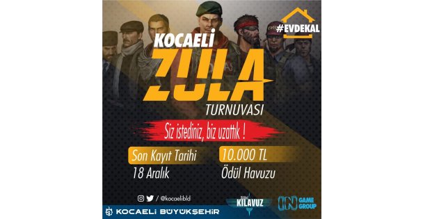 10 bin TL ödüllü Zula Turnuvası'nın kayıt süresi uzatıldı