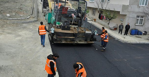11 Bin Ton asfalt döküldü