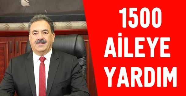 1500 aileye yardım