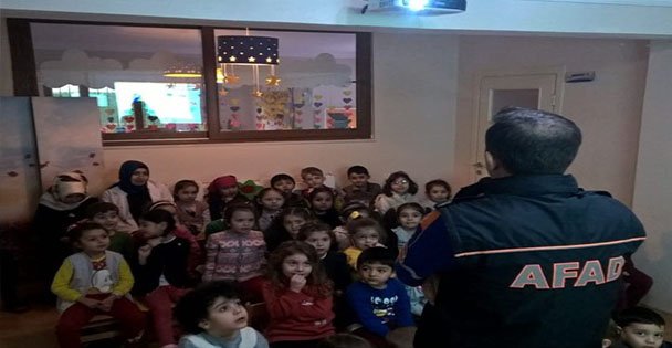 1577 kişiye afet bilinci eğitimi verdi.