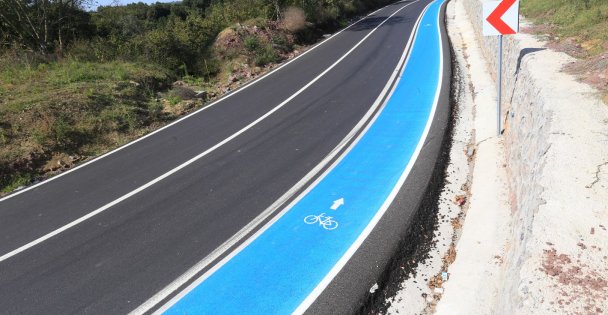 16 yılda 72 km'lik bisiklet yolu inşa edildi