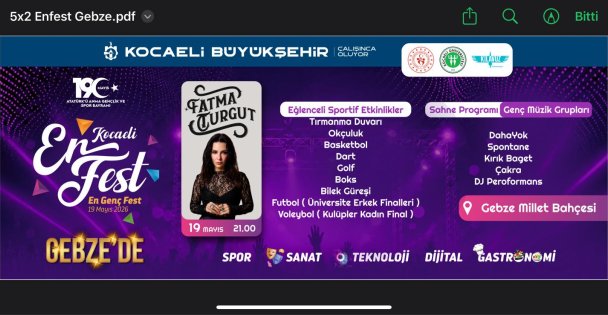 19 Mayıs ruhu Gebze'de de yaşatılacak