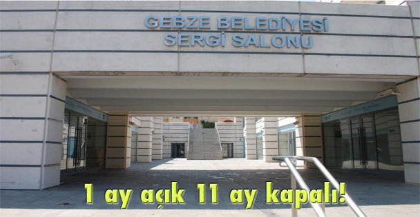 1 ay açık 11 ay kapalı!