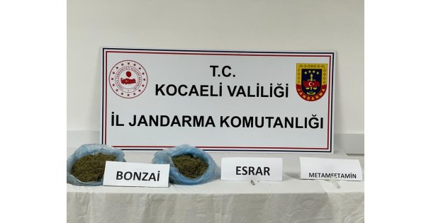 1 kilo 500 gram uyuşturucu ele geçirildi