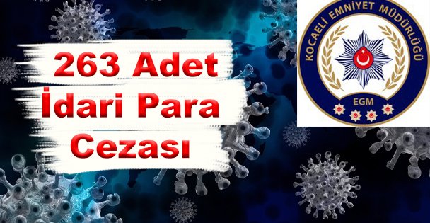 263 Adet İdari Para Cezası