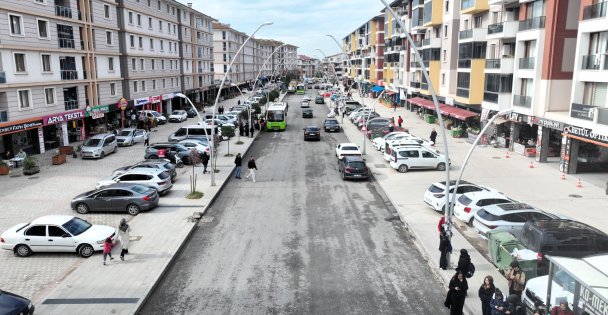 28 sokakta kilometrelerce uzunluğu bulan çalışma yapılıyor; Körfez Mimar Sinan'da değişim rüzgârı