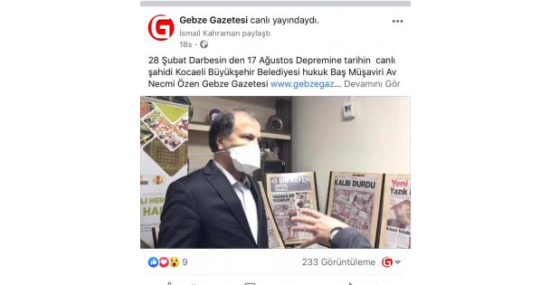 28 Şubat Darbesinden 17 Ağustos Depremine Tarihin Canlı Şahidi