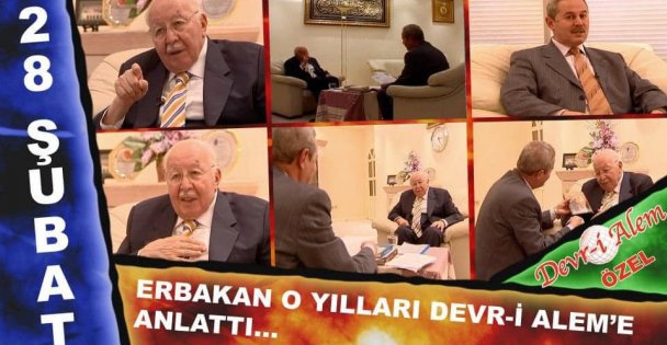 28 ŞUBAT DARBESİ'NİN YIL DÖNÜMÜNDE ERBAKAN HOCA İLE YAPTIĞIMIZ BELGESEL SÖYLEŞİ