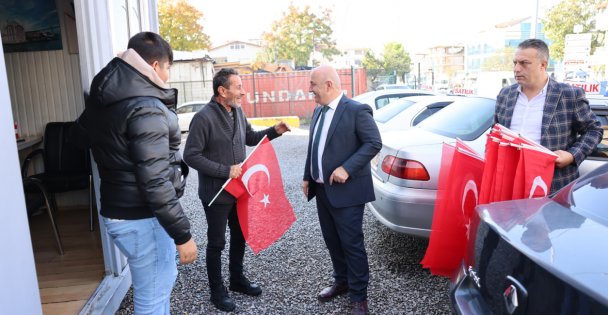 29 Ekim'de Darıca Türk Bayraklarıyla Donatılacak