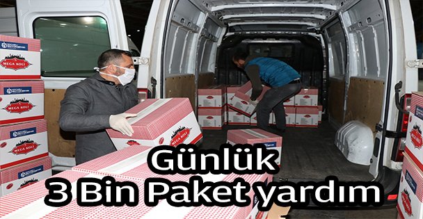 3 bin gıda paketi ihtiyaç sahiplerine ulaştırılıyor