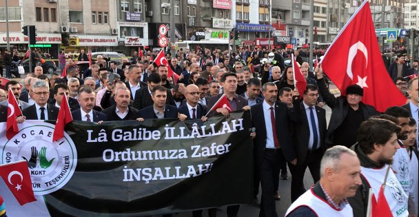 50 STK'den 'Bahar Kalkanı Harekatı'na destek yürüyüşü