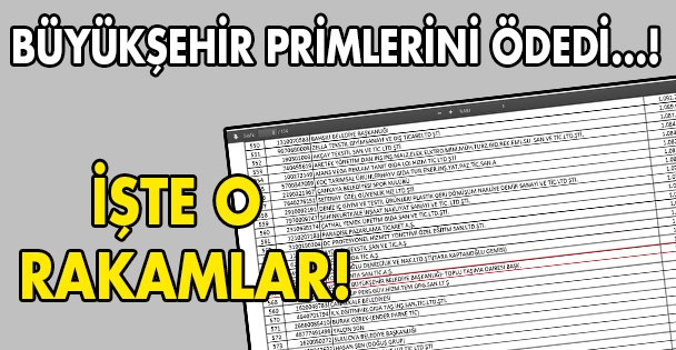 59 milyon TL prim ödedi!