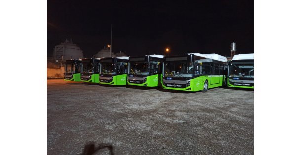 5 Körüklü Otobüs Büyükşehir'e Teslim Edildi