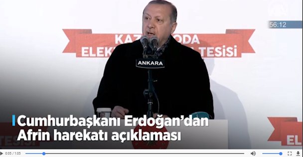 60 Saniyede Türkiye (15 Ocak 2018)