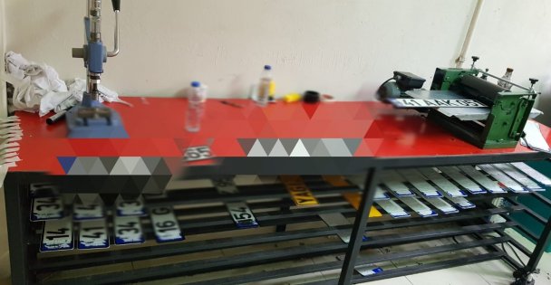 69 sahte plaka ele geçirildi