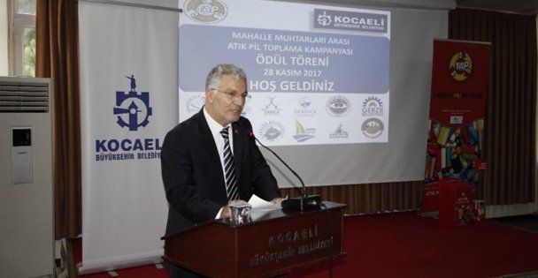 1.5 ton atık pil toplandı