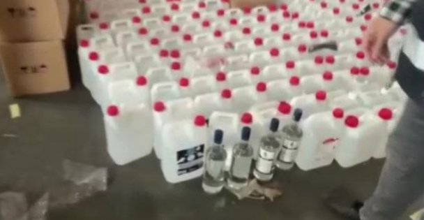 7 bin 600 litre etil alkol ele geçirildi