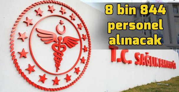 8 bin 844 sözleşmeli sağlık personeli alınacak