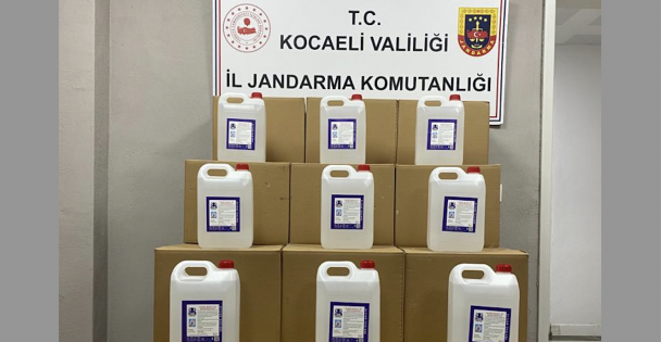 900 litre kaçak etil alkol ele geçirildi