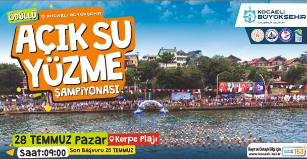 Açık Su Yüzme Şampiyonası başlıyor